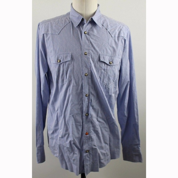 Hugo Boss Edaone Western Cowboy Shirt XL - Picture 2 of 7